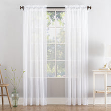 Load image into Gallery viewer, Marjorie Sheer Voile Curtain Panel